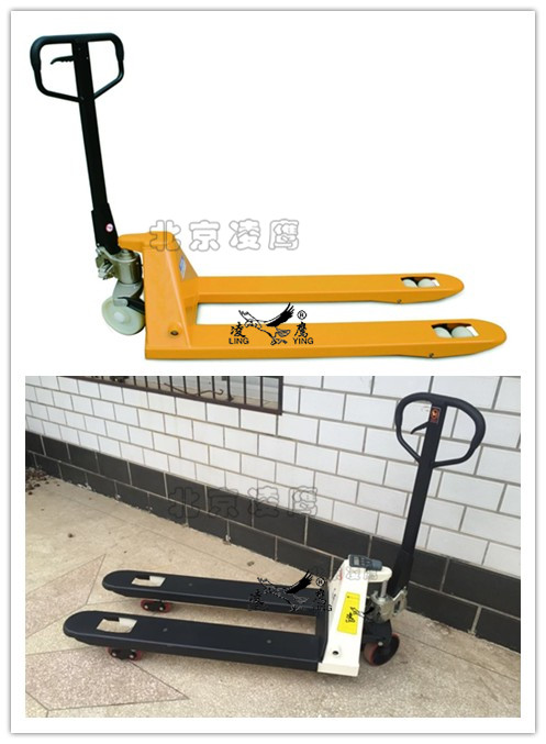 電子秤搬運(yùn)車與普通搬運(yùn)車拼圖